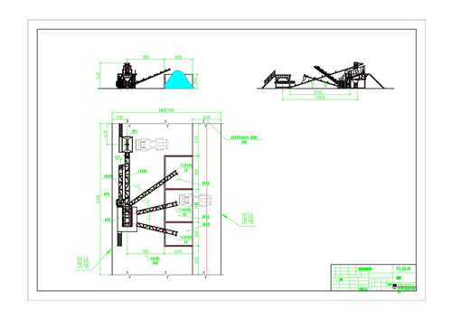 破碎筛分系统布置图